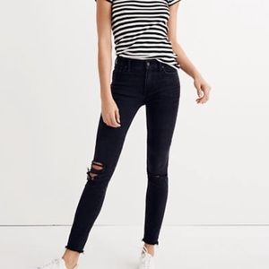 MADEWELL 10” High Riser Skinny Distressed